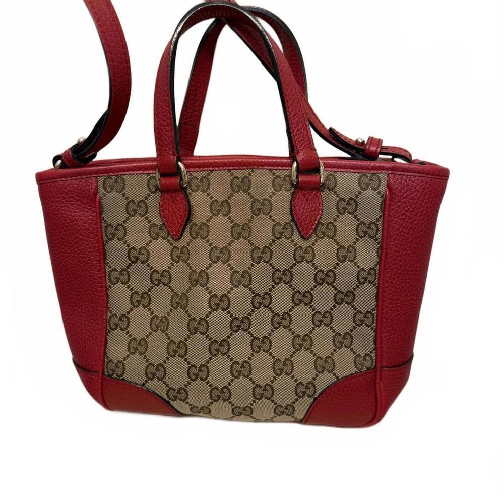 Authentic Gucci Monogram Bree Small Tote w/ Crossbody Strap - Picture 2 of 9